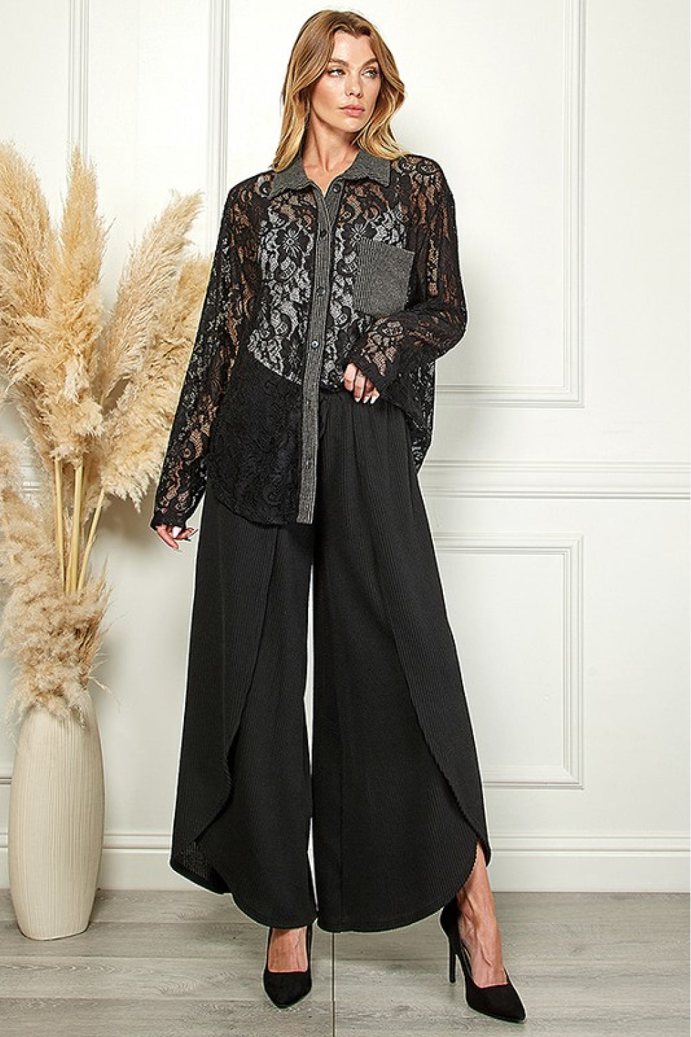Split Wide Leg | Pants