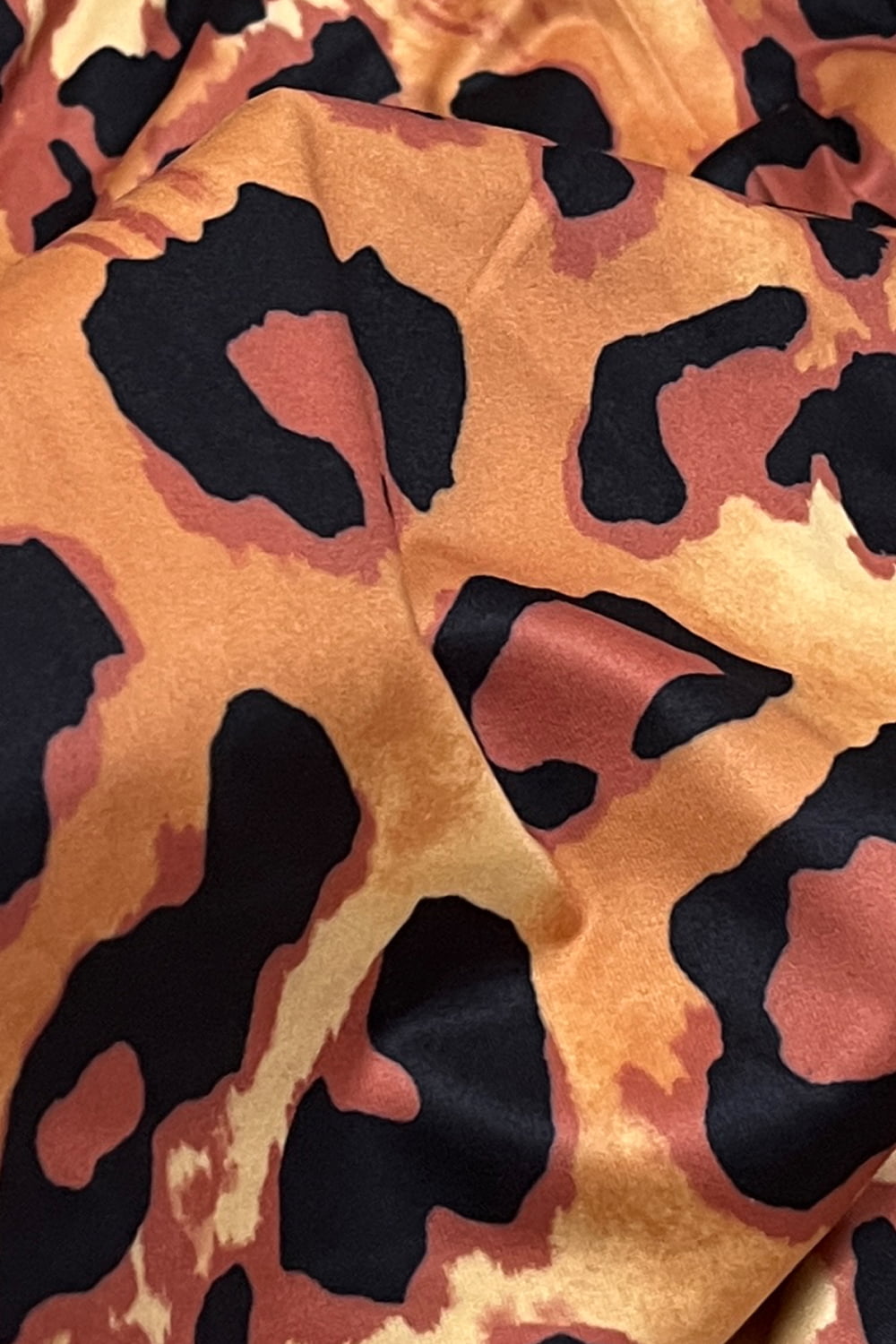 Surplice Neck Leopard Long Sleeve | Dress