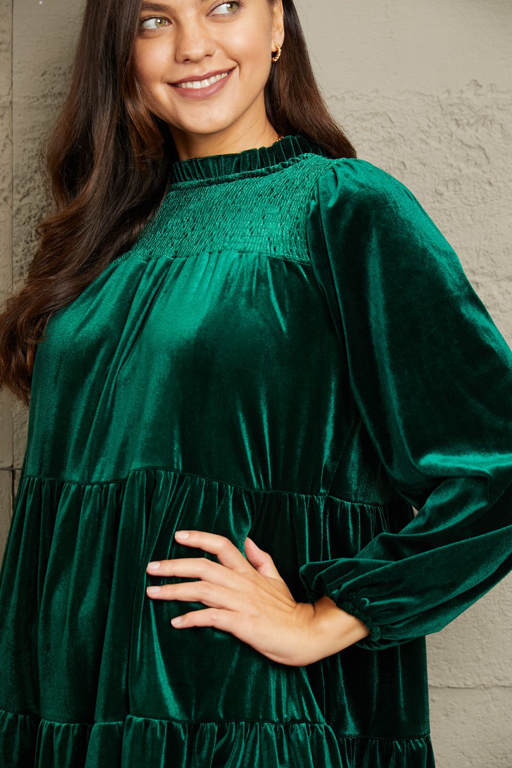 Velvet Tiered | Dress