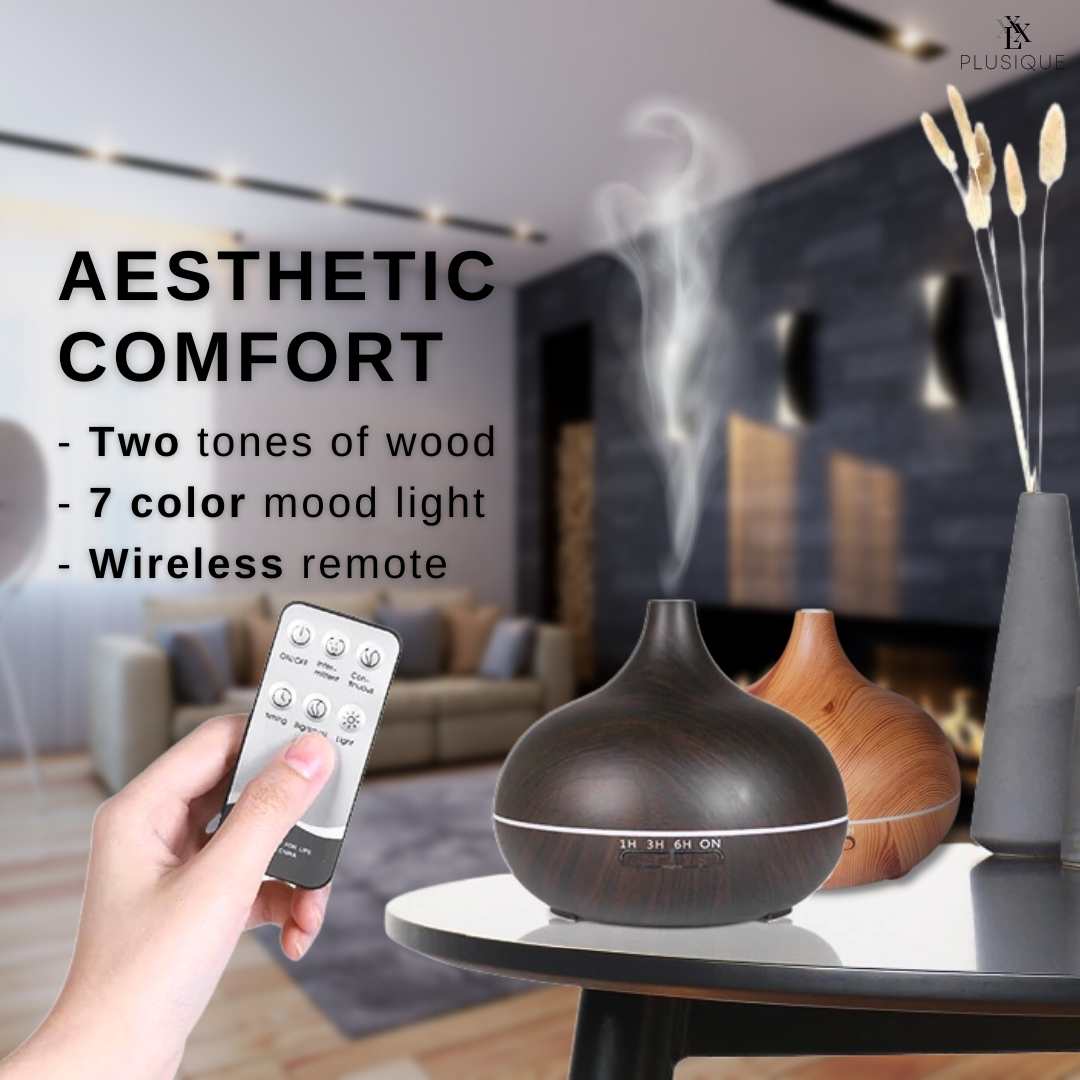Ultrasonic Aromatherapy Oil Diffuser & Humidifier