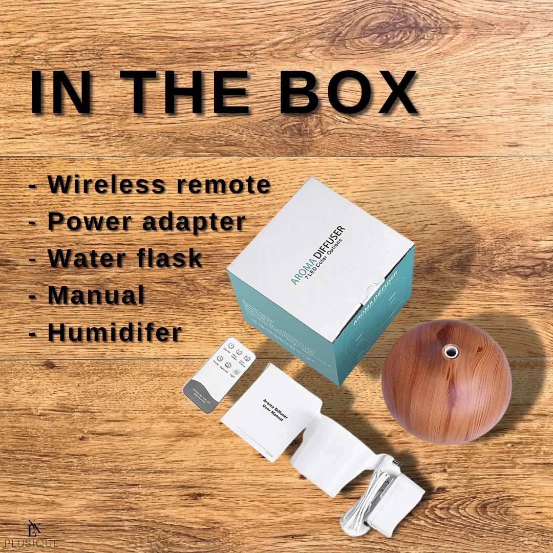 Ultrasonic Aromatherapy Oil Diffuser & Humidifier