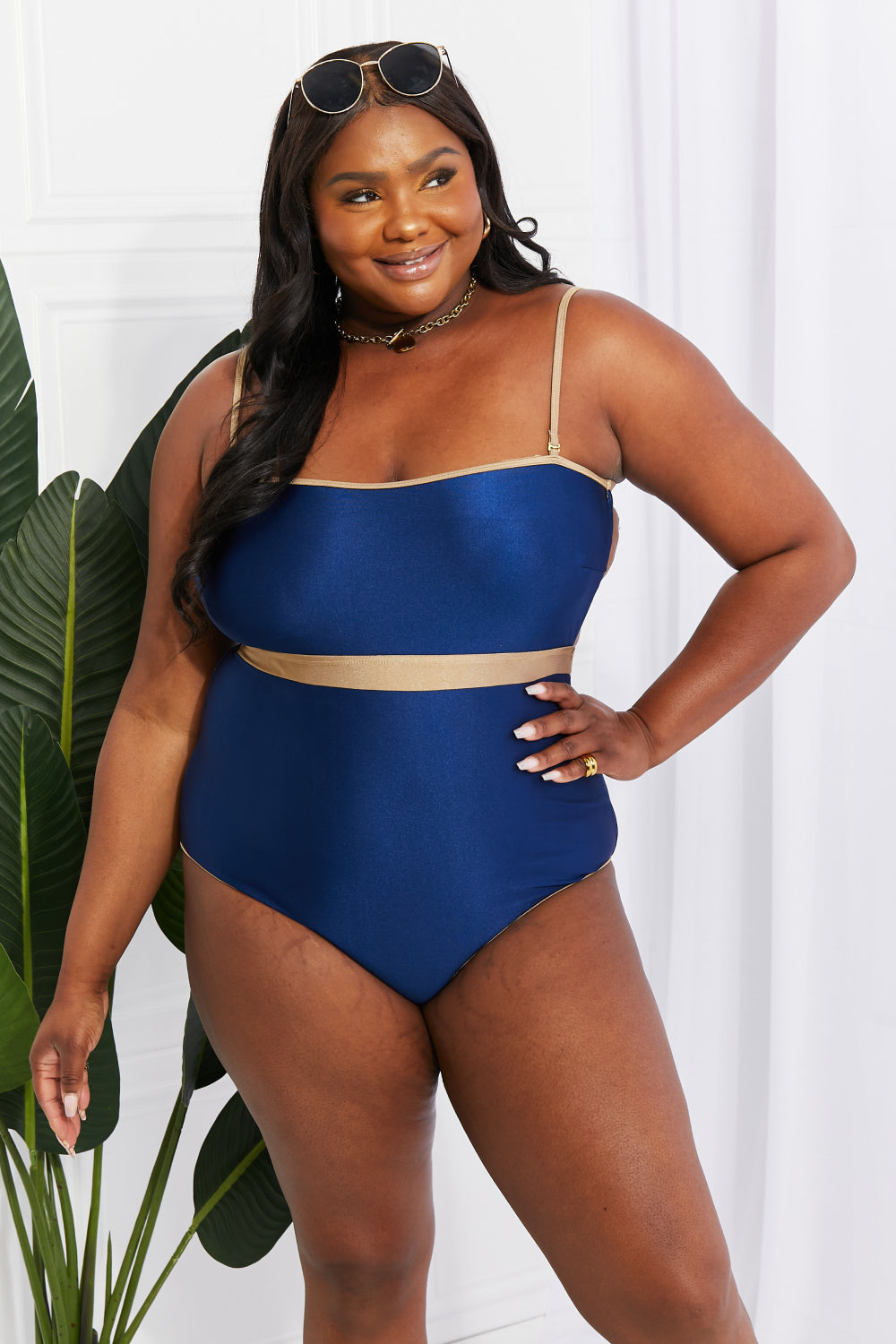 Contrast Trim | One-Piece Swimsuit