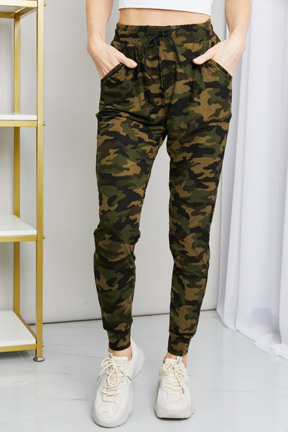 Camouflage Drawstring Waist | Joggers