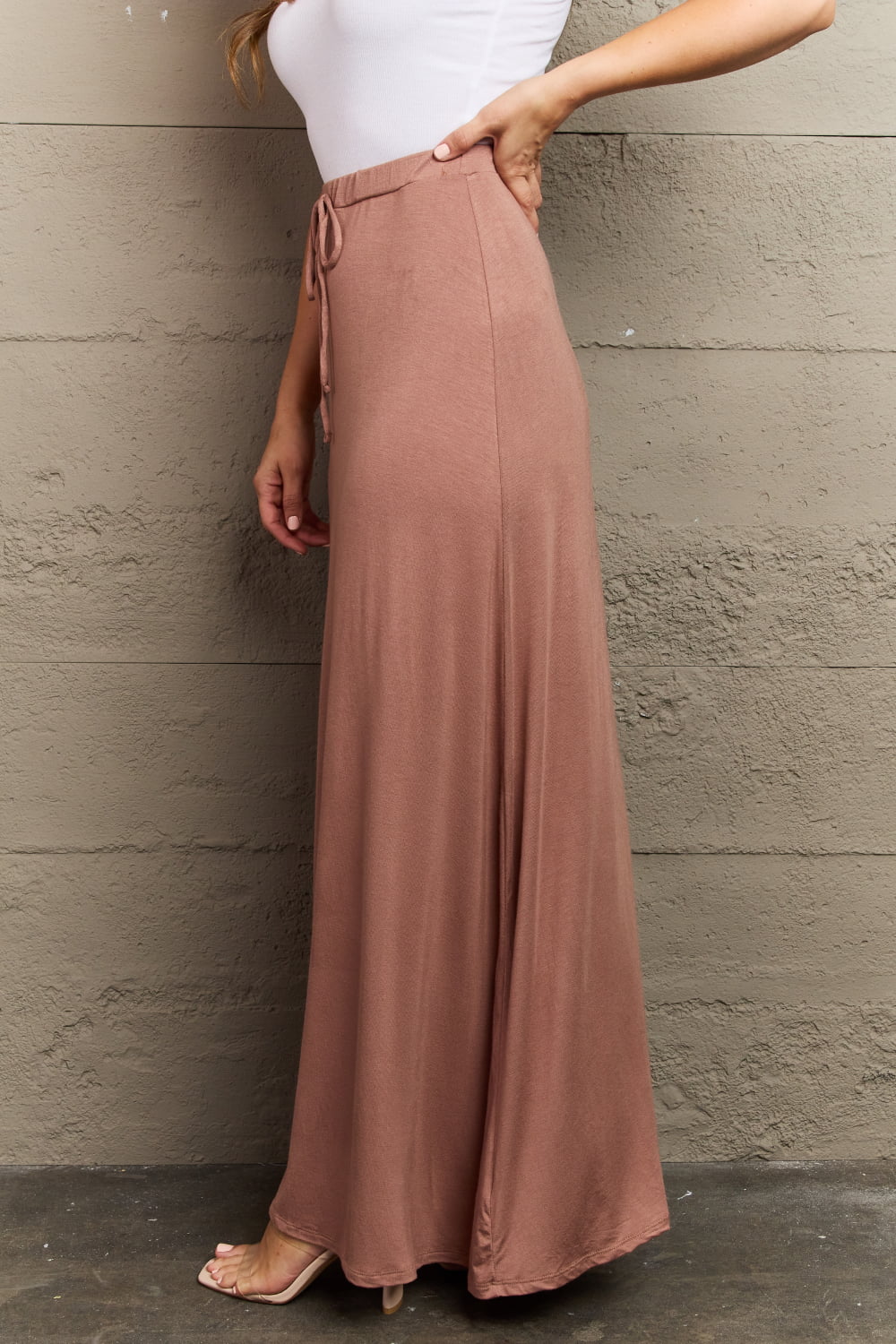 Flare Maxi in Chocolate | Skirt