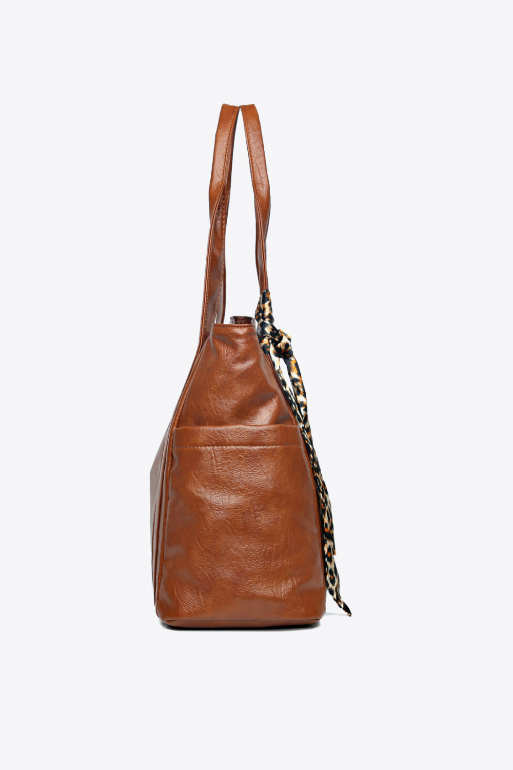 Tied Caramel Vegan Leather | Handbag