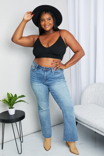 Textured Spaghetti Strap | Bralette