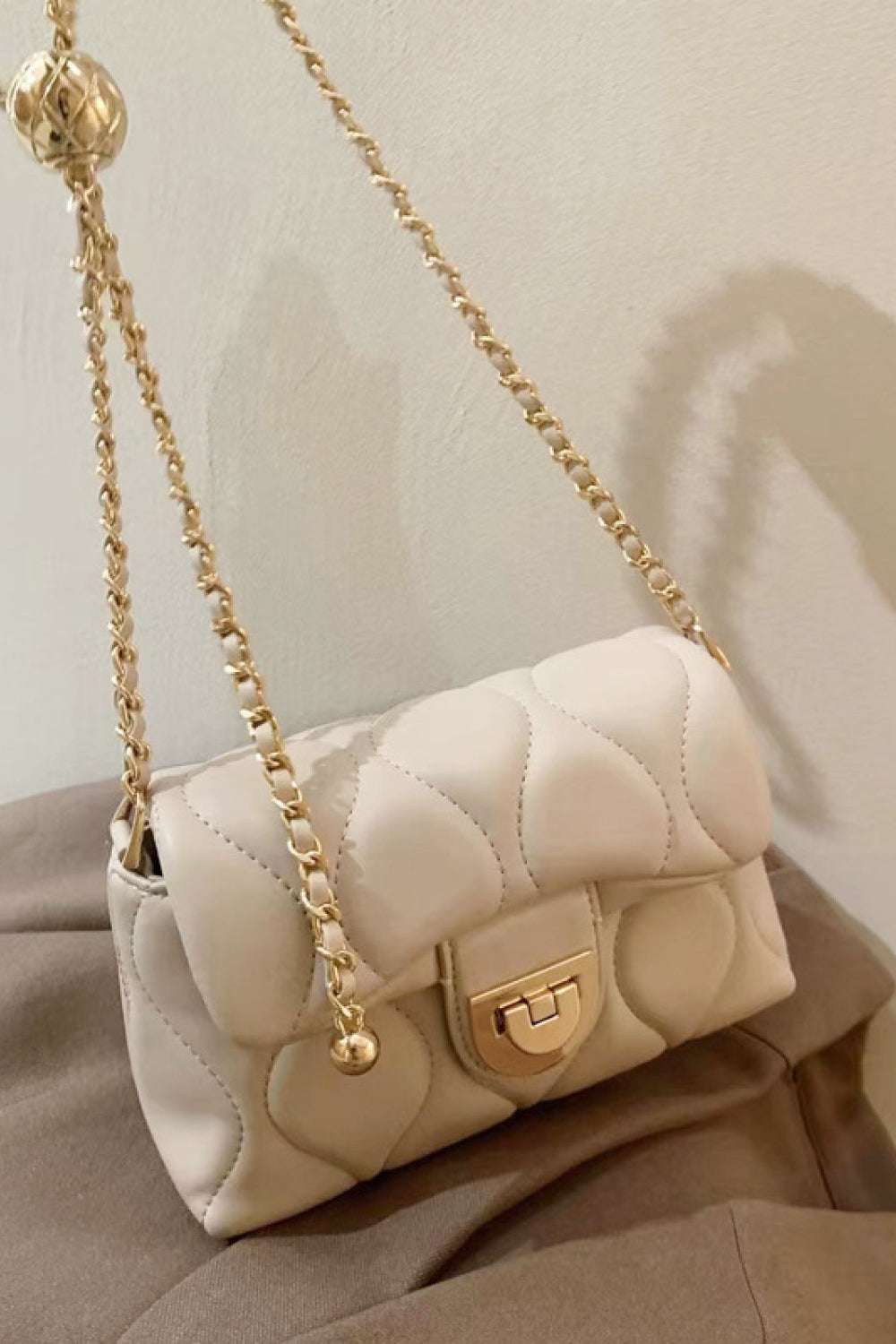 Vegan Leather Adjustable Chain Crossbody | Bag