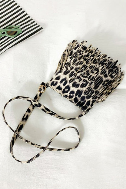 Vegan Leather Crossbody with Fringe | Bag