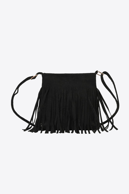 Vegan Leather Crossbody with Fringe | Bag