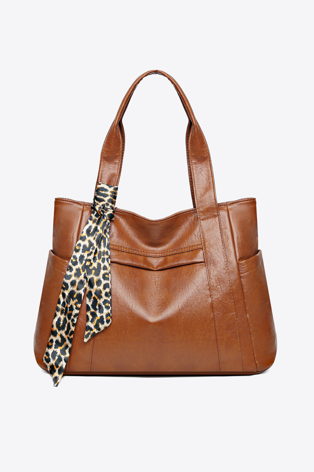 Tied Caramel Vegan Leather | Handbag
