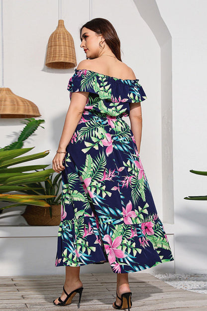 Floral Off-Shoulder | Maxi Dress