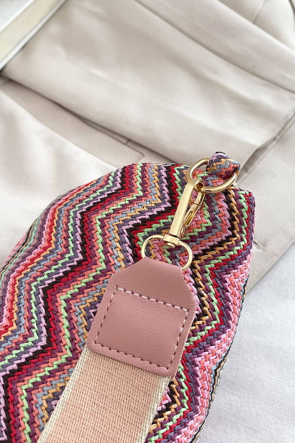 Zigzag Straw | Sling Bag