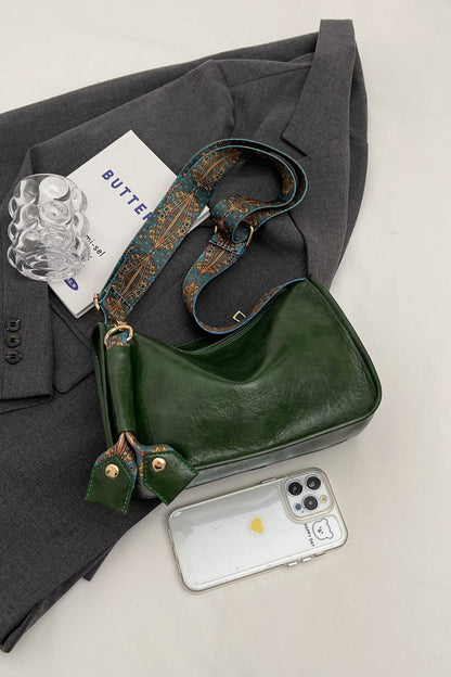 Ethnic Strap Vegan Leather Shoulder | Bag