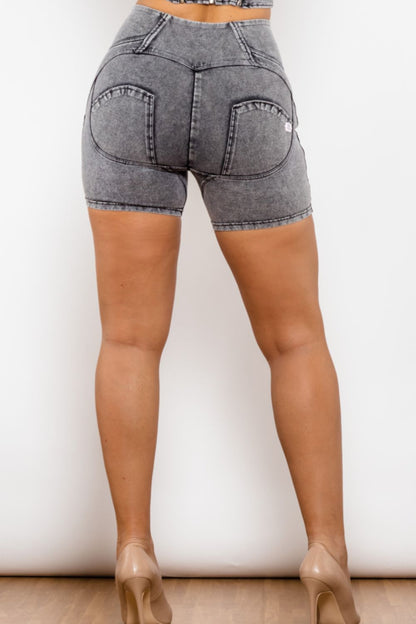 Comfy Huggers Zip Closure Denim | Shorts