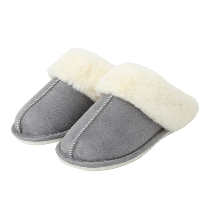 Faux Suede Center Seam | Slippers