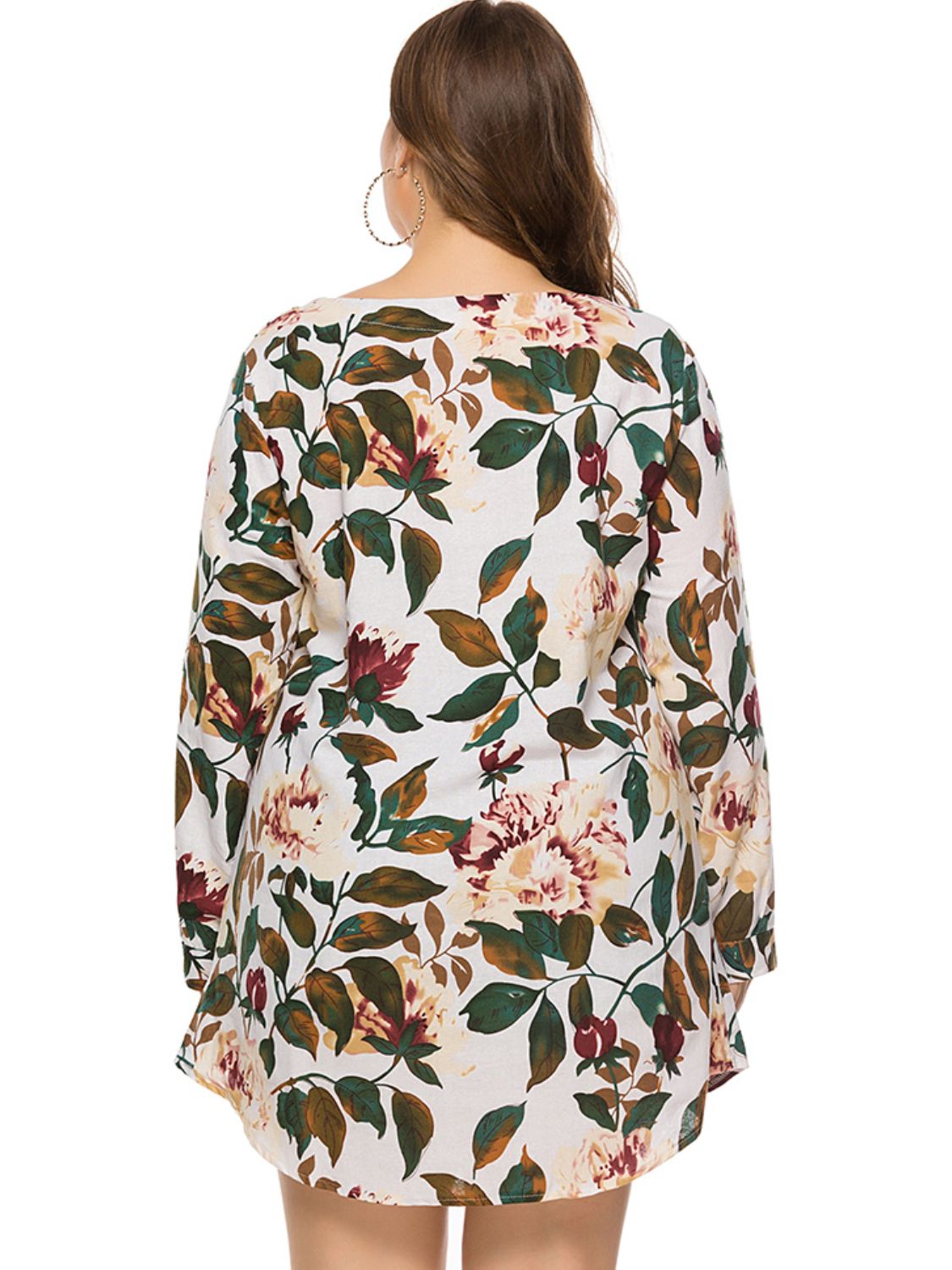 Floral Long Sleeve | Mini Dress