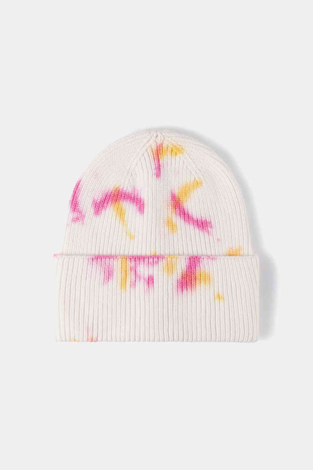 Tie-Dye Cuffed Rib-Knit Beanie | Hat