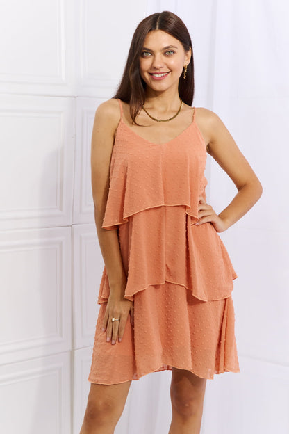 Cascade Ruffle Style Cami in Sherbet | Dress