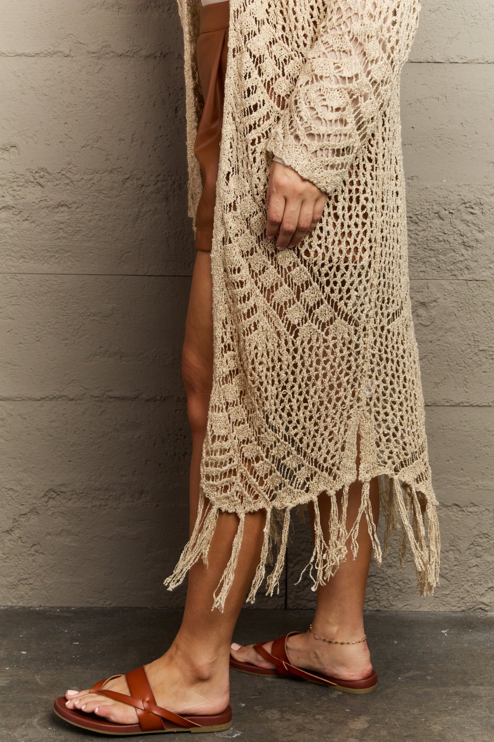 Western Knit Fringe | Cardigan