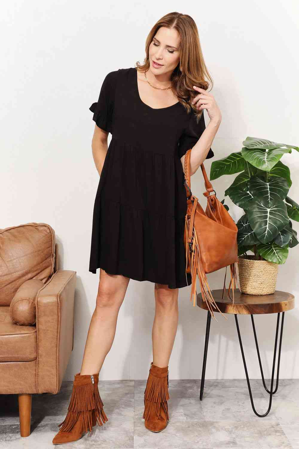 Vegan Leather Fringe Detail Shoulder | Bag