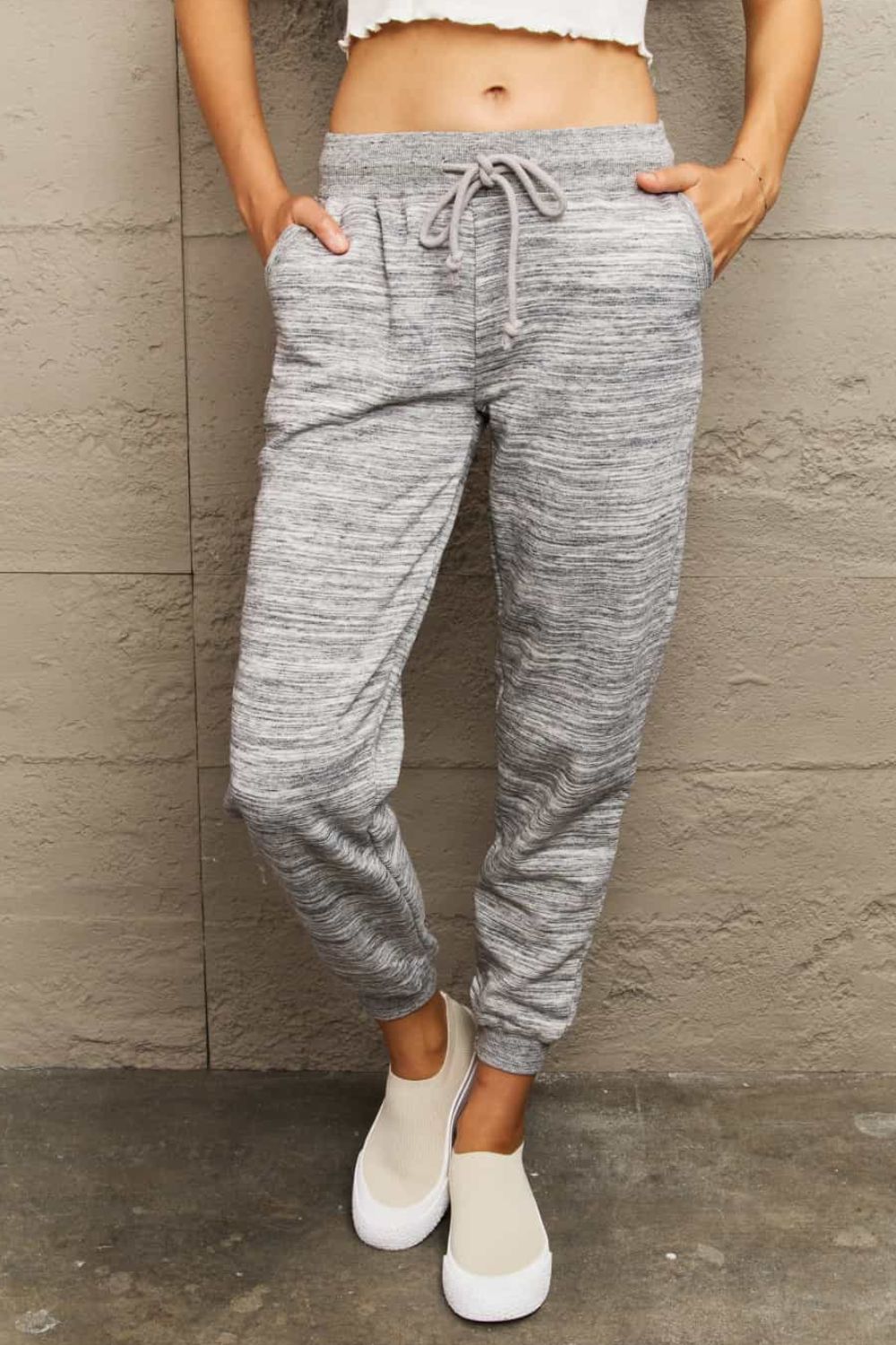 Tie Waist Long | Sweatpants