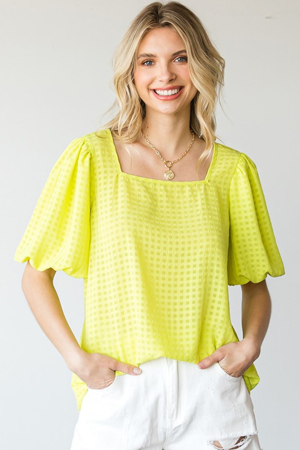 Short Balloon Sleeve | Blouse