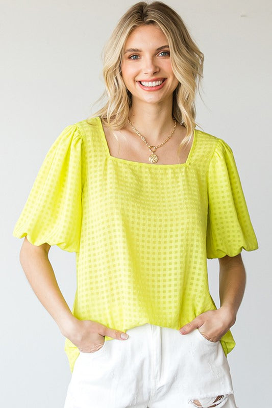 Short Balloon Sleeve | Blouse