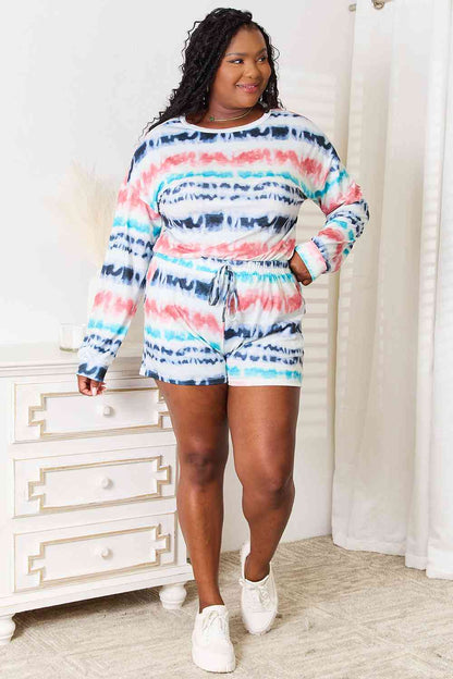 Tie-Dye Dropped Shoulder | Lounge Set
