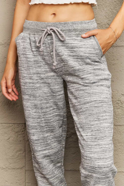 Tie Waist Long | Sweatpants