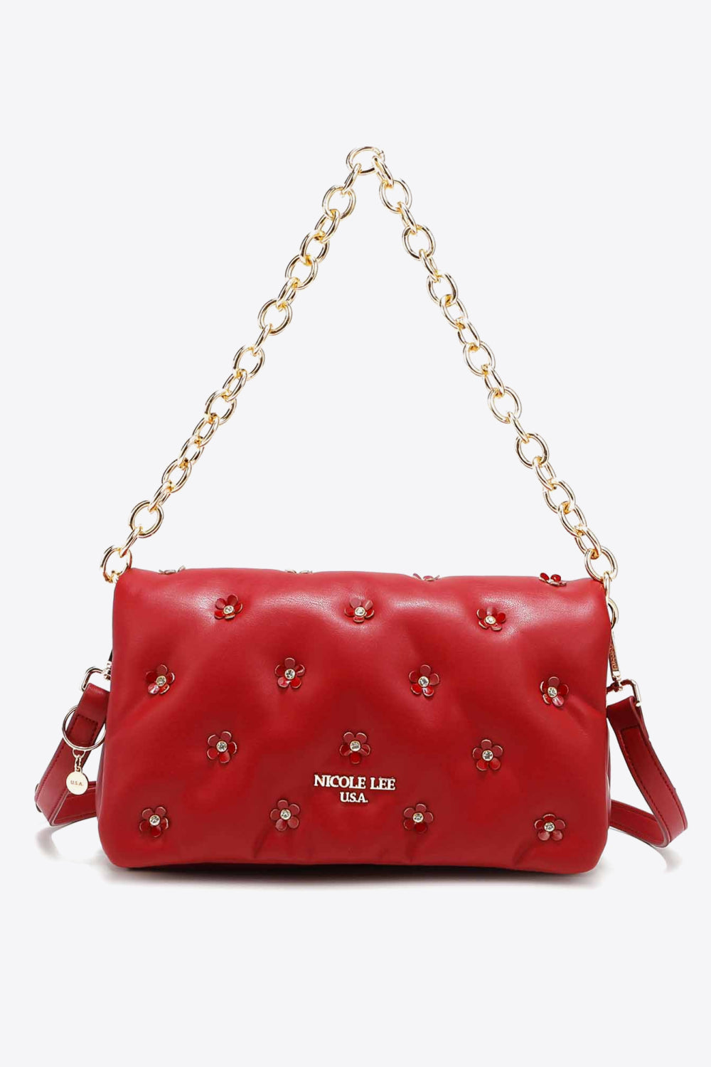 Diamond Flower Messenger Crossbody | Bag