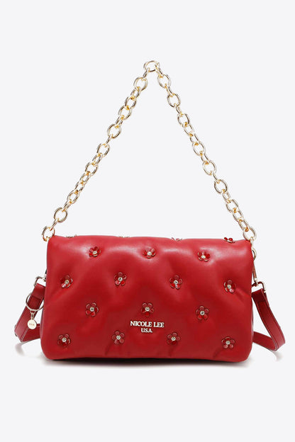 Diamond Flower Messenger Crossbody | Bag