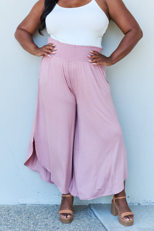 Wide Leg Palazzo in Lavender | Pants