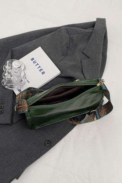 Ethnic Strap Vegan Leather Shoulder | Bag