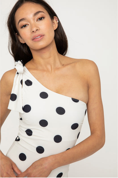 Dotty One-Shoulder | One-Piece Swimsuit