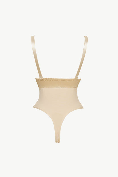 Adjustable Strap Zip-Up | Shaping Bodysuit