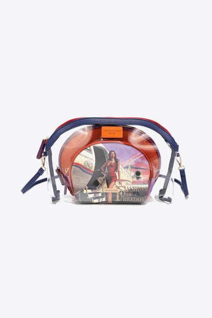 3-Piece Patterned Crossbody | Pouch