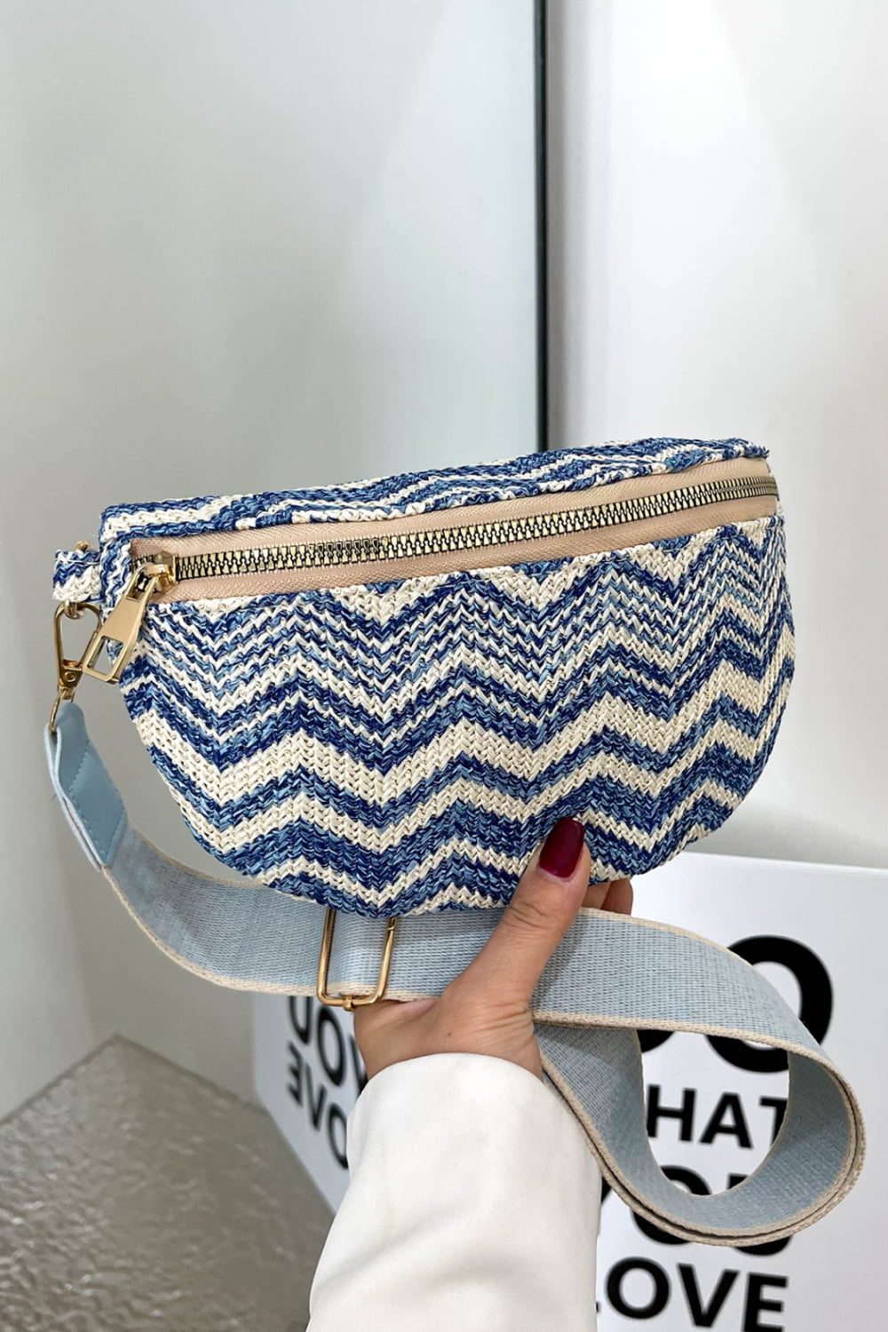 Zigzag Straw | Sling Bag