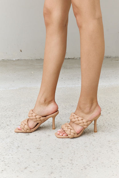 Double Braided Strap Mule | Heels