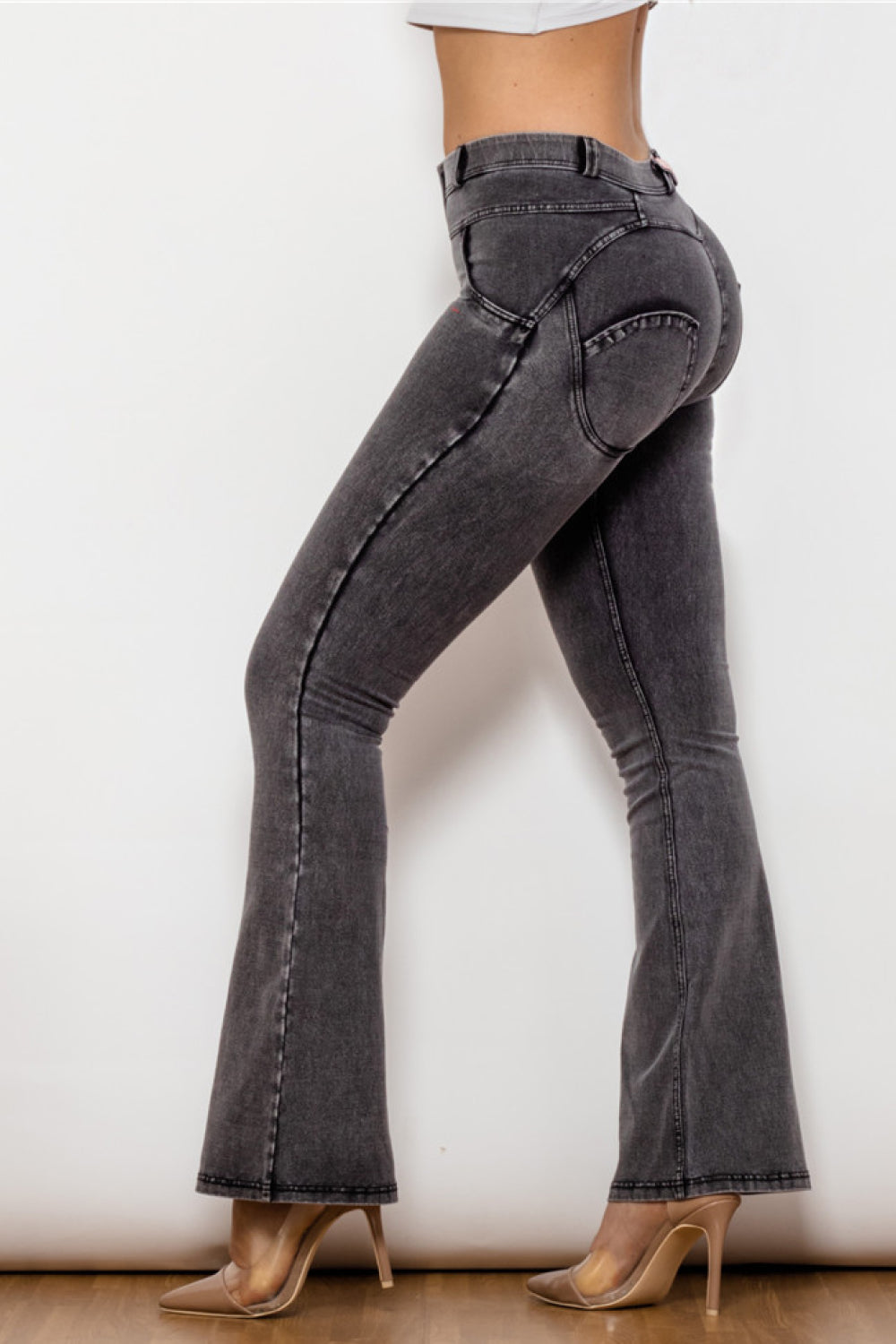 Two-Button Flare | Jeans