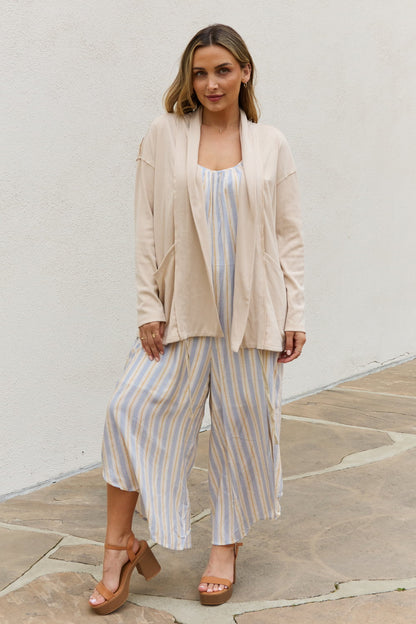 Soft Ribbed Open Front | Cardigan