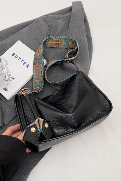 Ethnic Strap Vegan Leather Shoulder | Bag