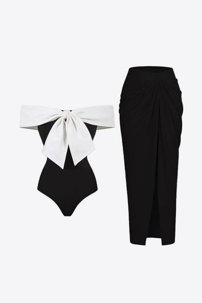 Black and White | Two-Piece Swim Set