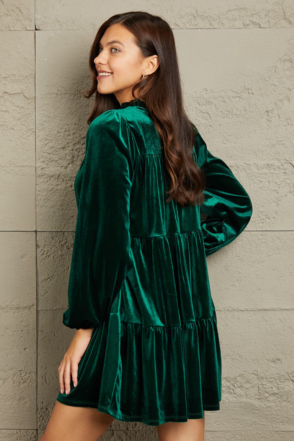 Velvet Tiered | Dress