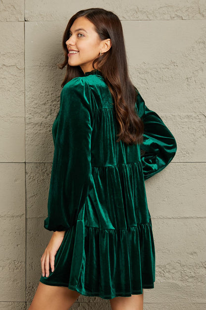 Velvet Tiered | Dress