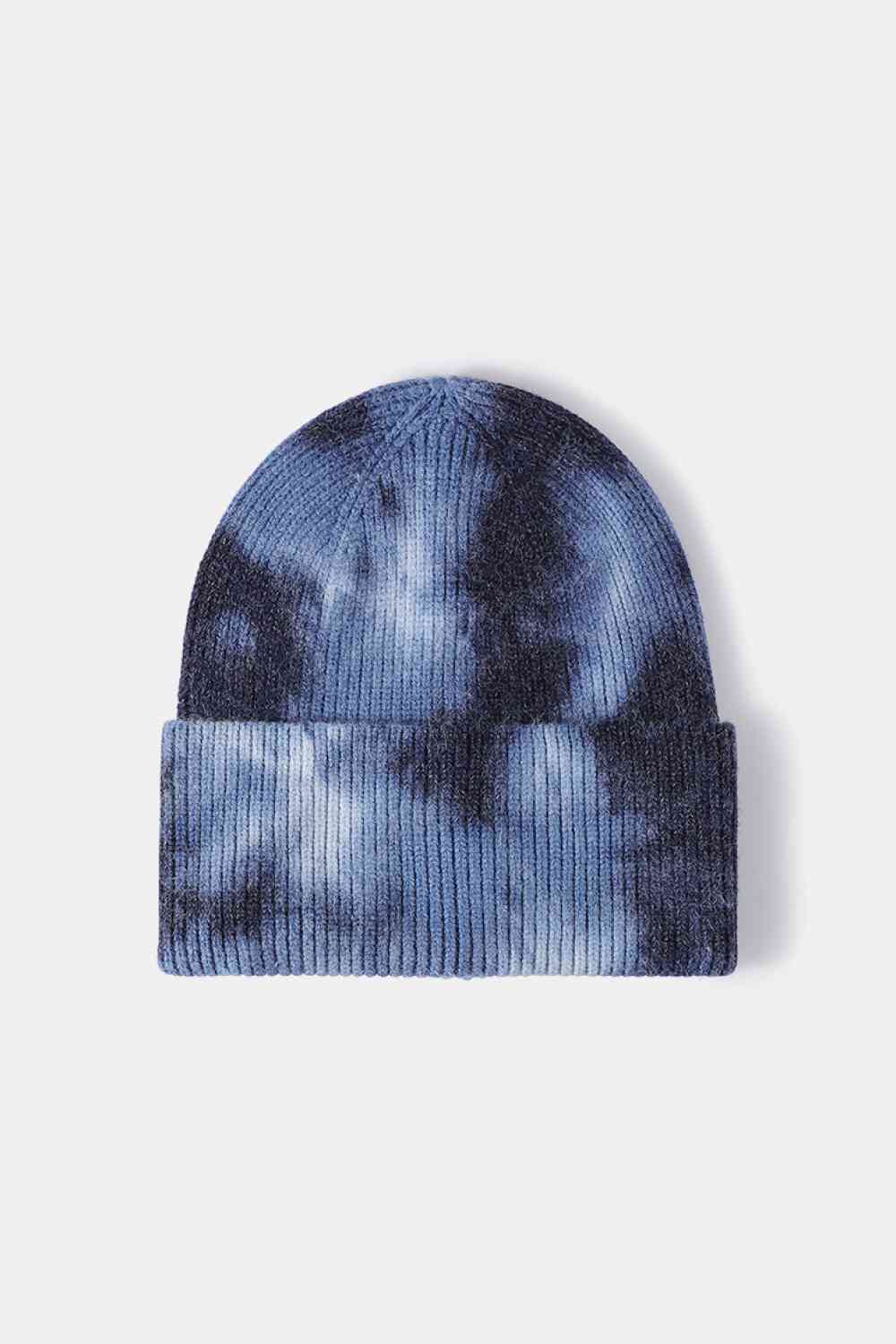 Tie-Dye Cuffed Rib-Knit Beanie | Hat