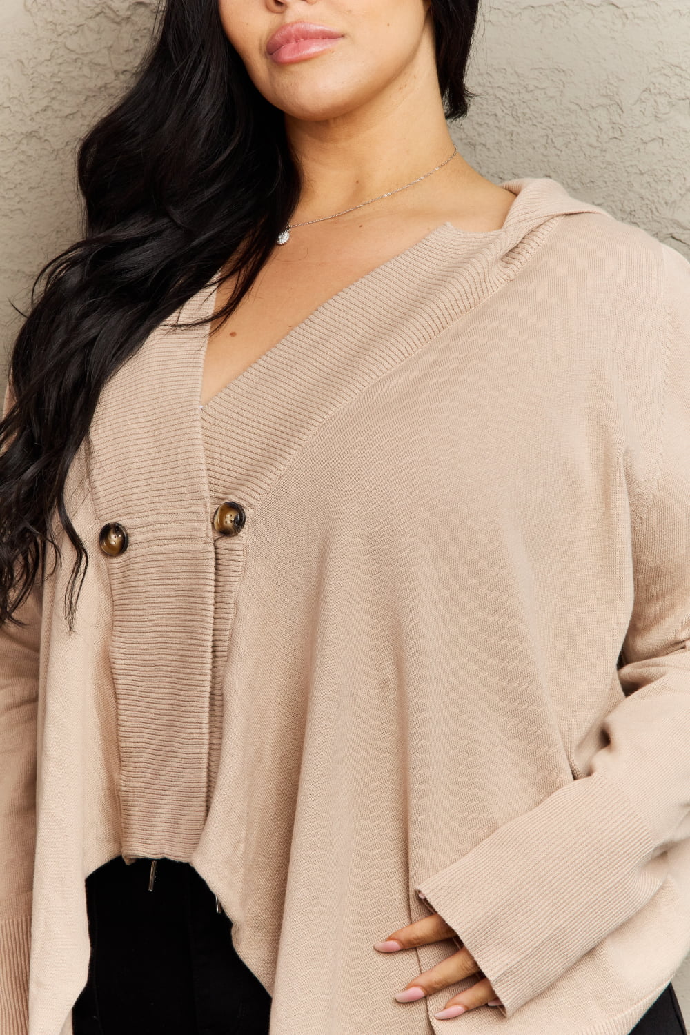 Cozy Up Hooded | Cardigan