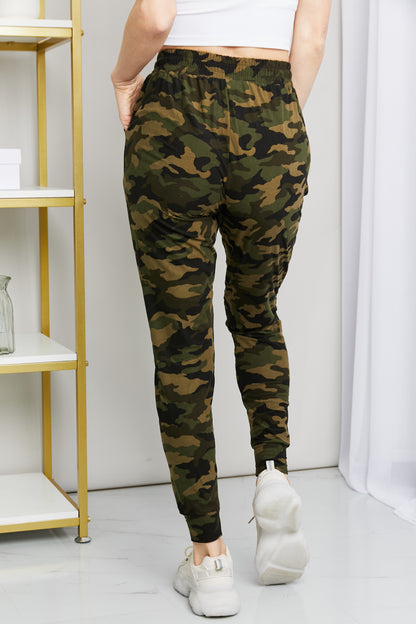 Camouflage Drawstring Waist | Joggers