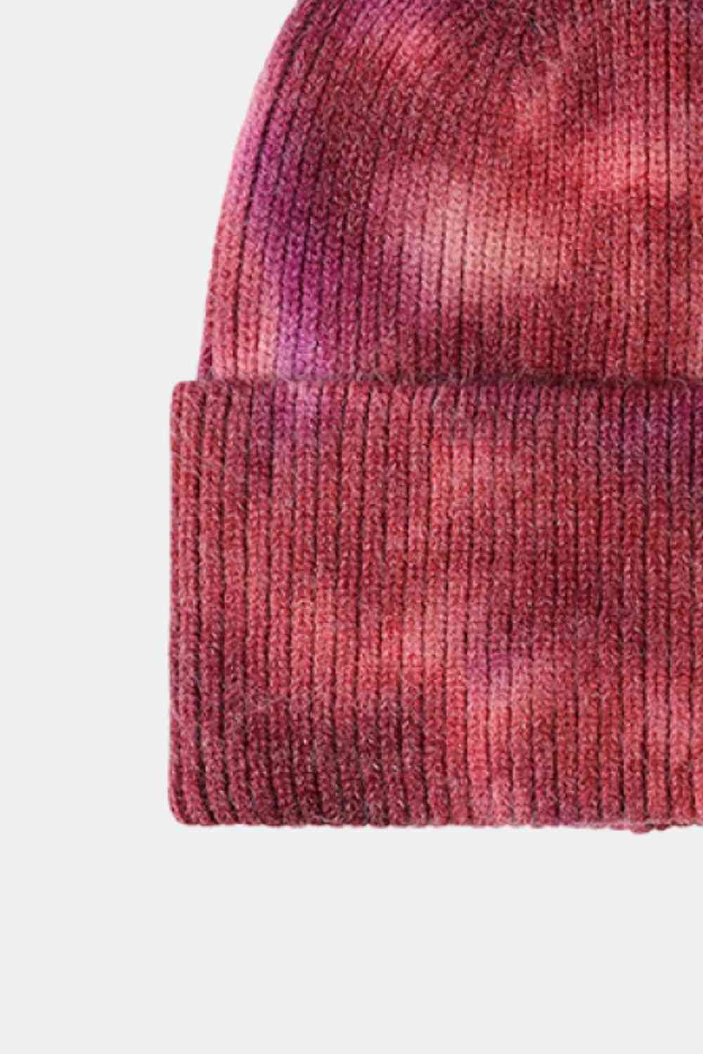 Tie-Dye Cuffed Rib-Knit Beanie | Hat