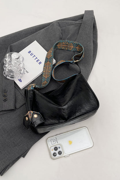 Ethnic Strap Vegan Leather Shoulder | Bag