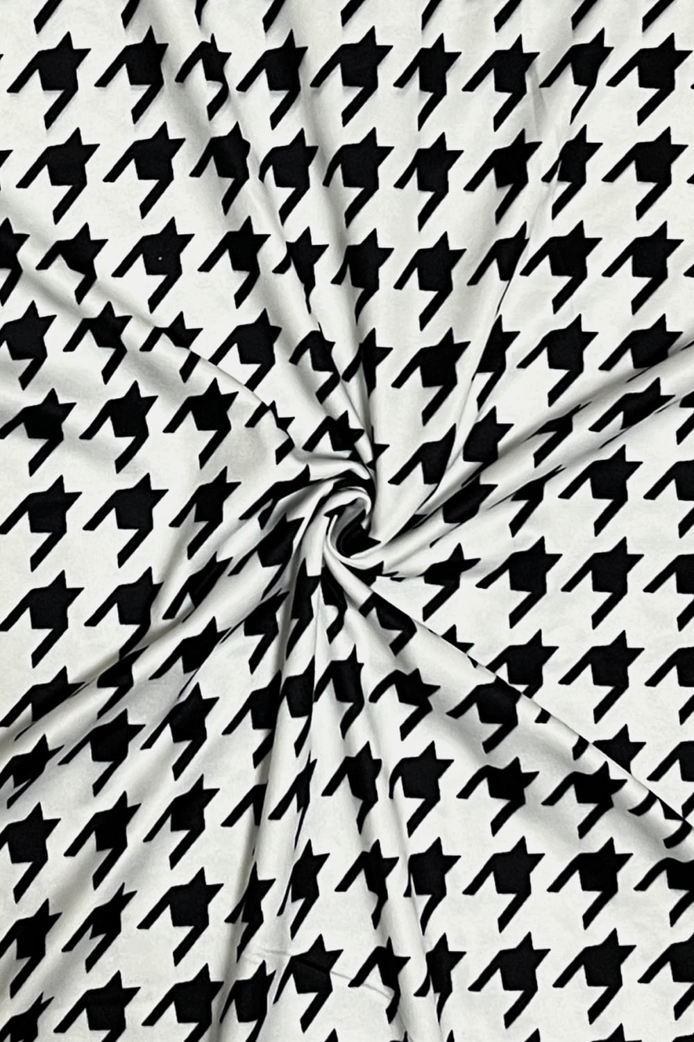 Houndstooth Surplice Neck Long Sleeve Pencil | Dress